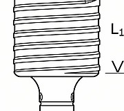 Полые сверлильные коронки SDS-max, составные, с резьбой