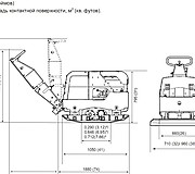 Реверсивная гидравлическая виброплита Atlas Copco LH700 E