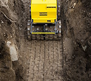 Двухвальцовый траншейный уплотнитель Atlas Copco LP8504