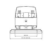 Реверсивная дизельная виброплита Atlas Copco LH804 E